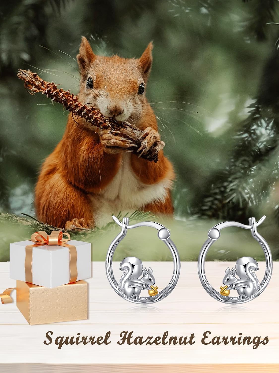 Dorunmo Animal Hoop Earrings 925 Sterling Silver Cute Animal Earring Jewelry Gifts for Women Girls