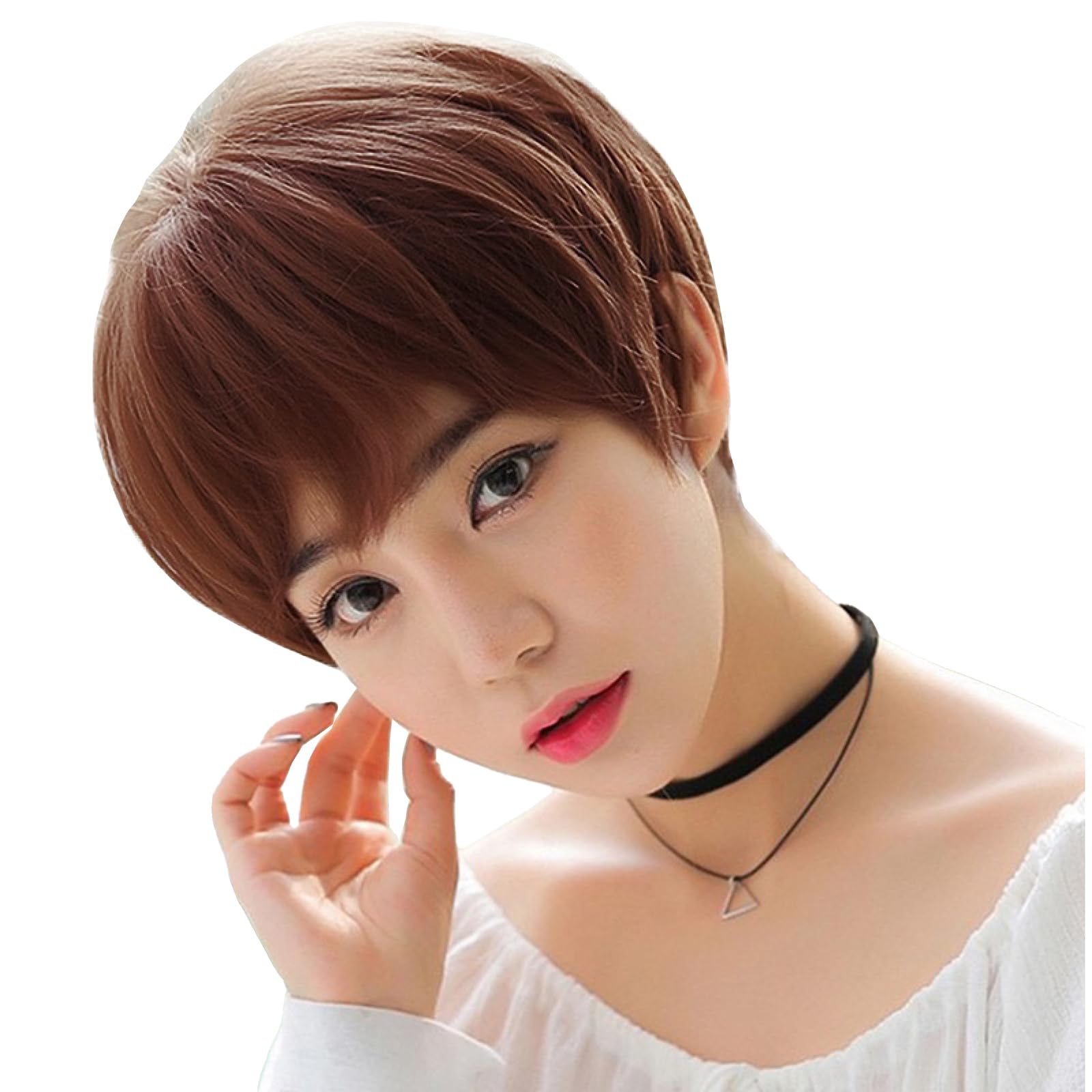 Amazon.co.jp: REMDY ショート ウィッグ ふんわり アジャスター付 調節