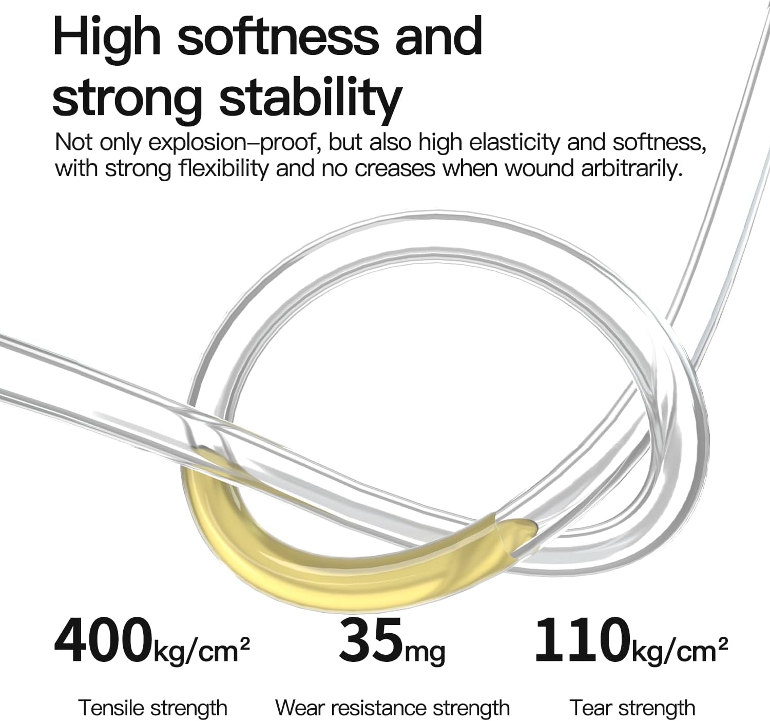 PU tube 4mm OD 2.5mm ID Polyurethane tubing Pneumatic hose air pump Air compressor gas pipe air line Clear 32.8Ft 10 Meter