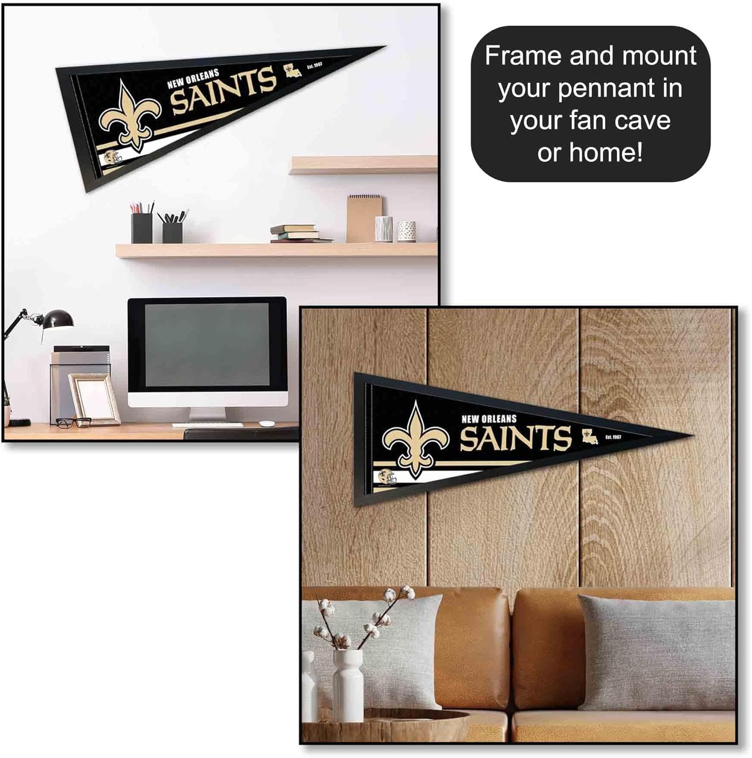 New Orleans Saints Pennant Banner Flag - Image 4