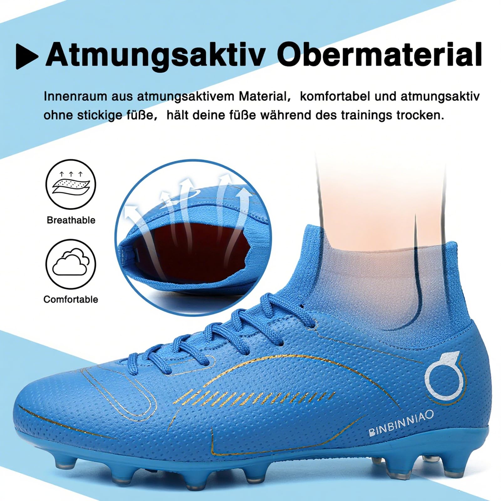 Fußballschuhe Herren Madame Großer Junge Football Shoes - 3
