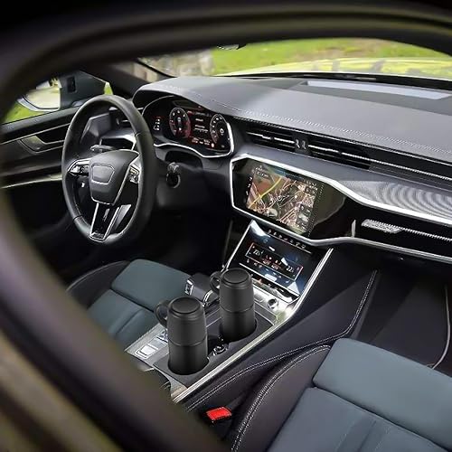 Miniatura 4 de Frasco de vacío para bebidas calientes con asa Taza de café Taza de viaje Botella deportiva de doble pared con aislamiento de acero inoxidable