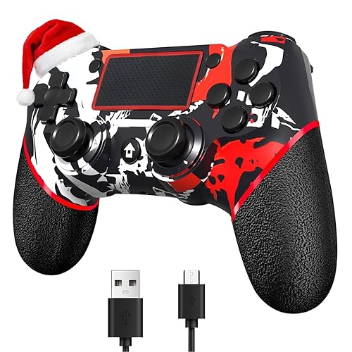 Miniatura 8 de Upgraded Wireless Controller for Ps4 Gamepad Compatible with Ps4/Pro/Slim/Windows PC,Joystick for PS4 with Touchpad/Stereo Headphone Jack/Six-axis