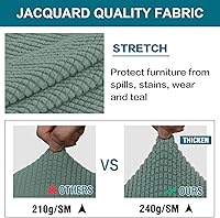 Vista 6 de Funda elástica para taburete de bar, taburete de mostrador, funda para silla de pub para comedor, cafetería, funda protectora para taburete de bar