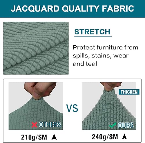 Miniatura 6 de Funda elástica para taburete de bar, taburete de mostrador, funda para silla de pub para comedor, cafetería, funda protectora para taburete de bar,