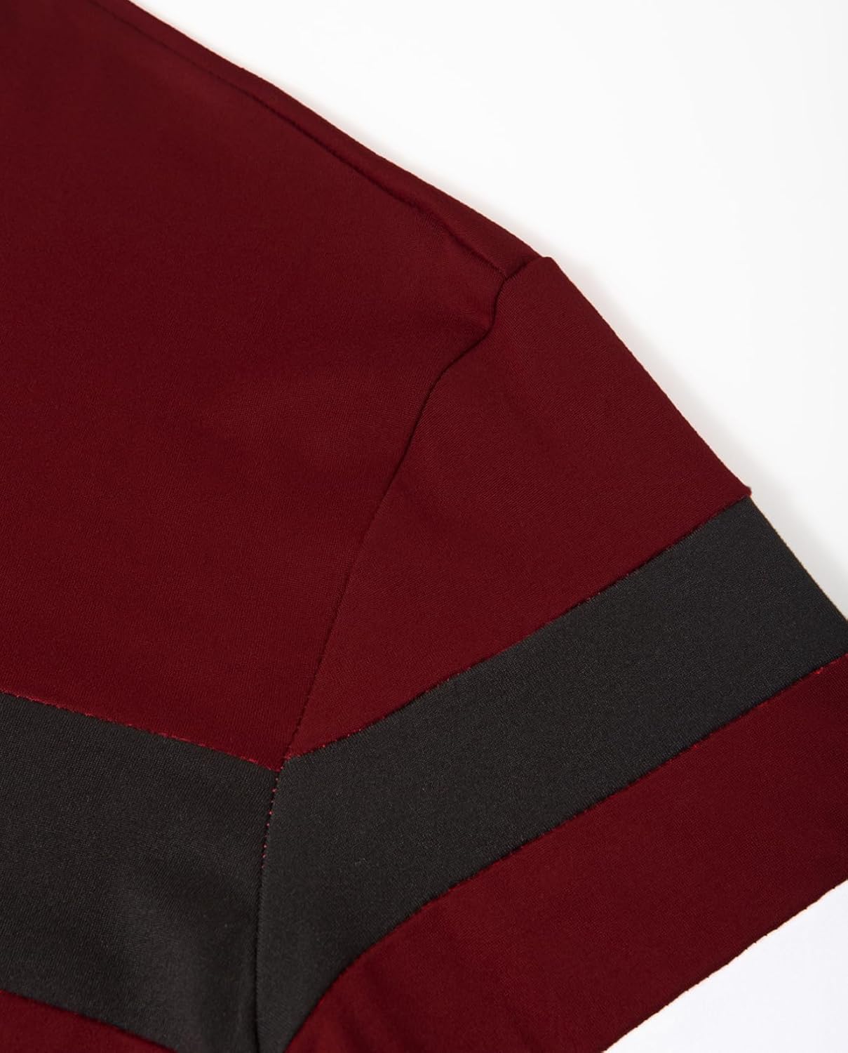 Stylish Mens Long Sleeve Shirt Colorblocked T Shirt and Casual Fall and Winter Fashion Easy Crew Neck Pullover - Image 5