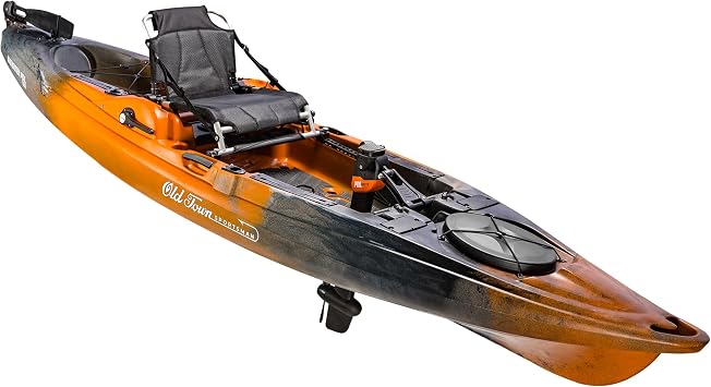 Old Town Sportsman BigWater PDL 132 Solo Sit-on-Top Fishing Pedal Kayak, 13 ft 2.04 in