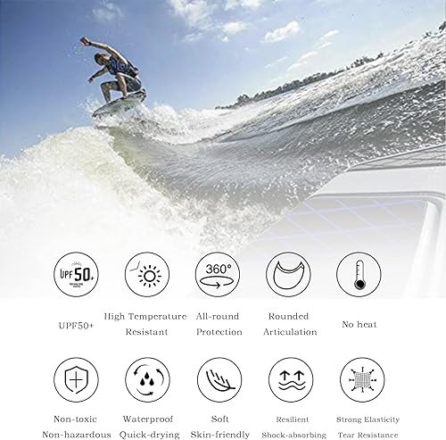 Miniatura 7 de Boat Flooring Mat EVA Foam Boat Decking Marine Carpet Faux Teak Sea Decking Sheet Non-Slip Self-Adhesive Flooring Material for Boats Pontoon Yacht