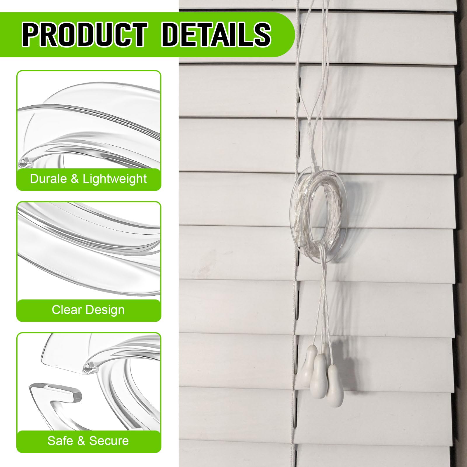 HDWGGD Blind Cord Winder Safety Baby Proof Blind