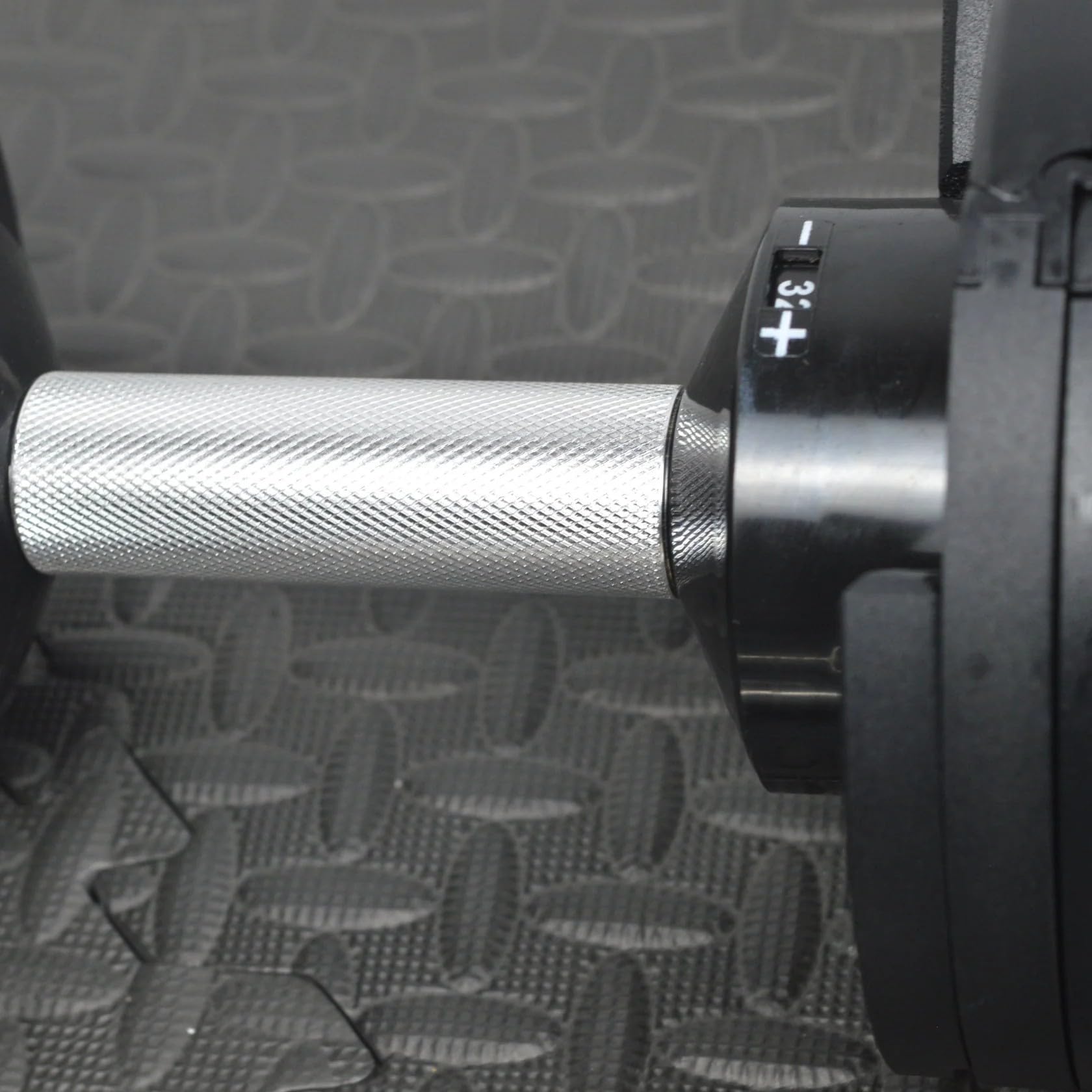 Par de mancuernas ajustables de 32 kg (con soporte)