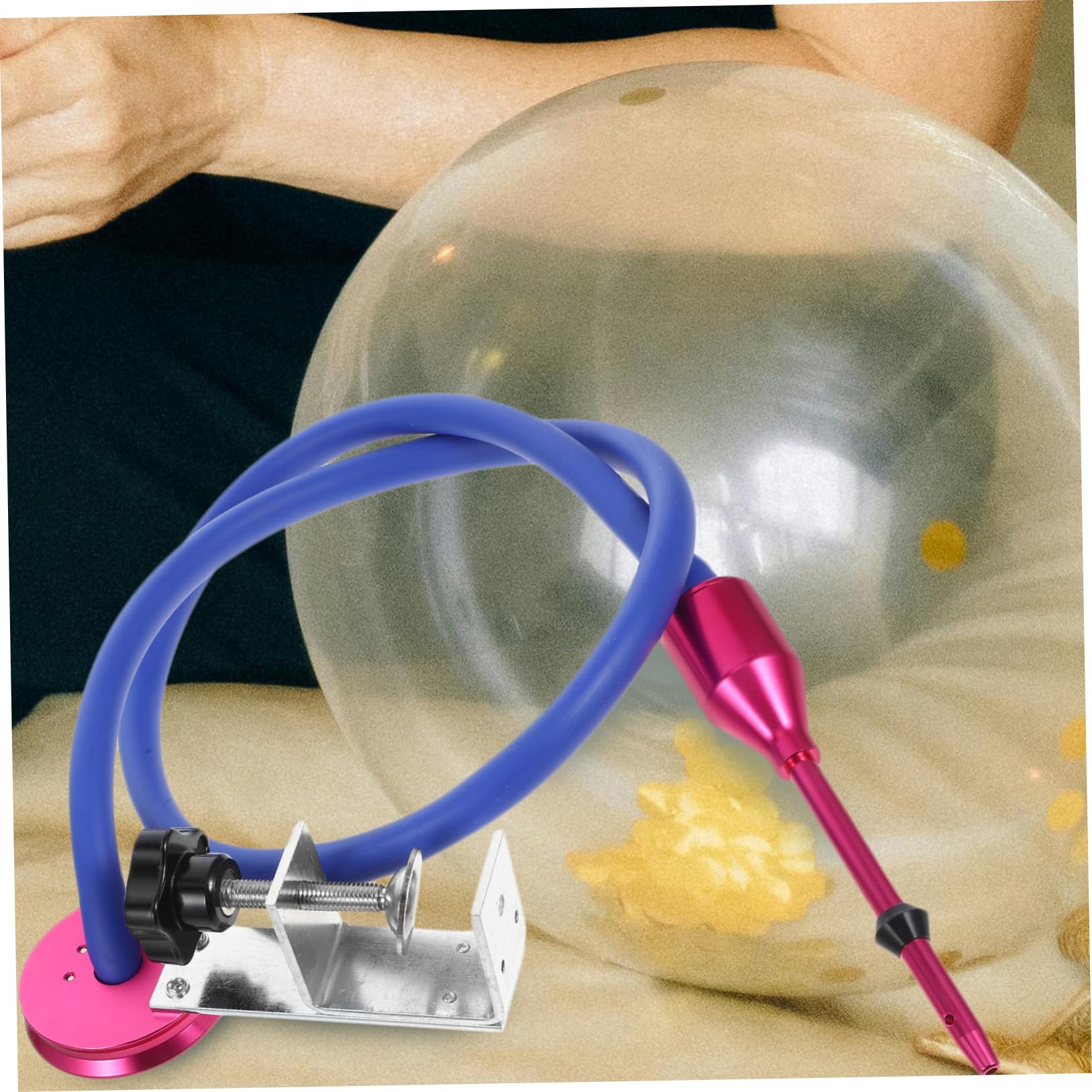 TOYANDONA Kit de Herramientas para Rellenar Globos de Látex Función de Amarre y Material Metálico, Adecuado para Fiestas y Decoraciones Festivas, 1 Set Rápido y Práctico
