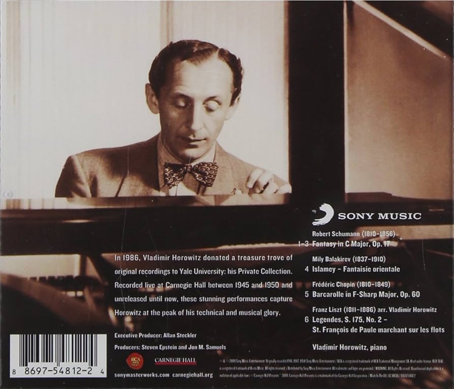 ホロヴィッツ・ライヴ・アット・カーネギー・ホール （４１ＣＤ＋ＤＶＤ）希少 Amazon.co.jp: At Carnegie Hall: Music