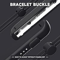 Vista 3 de Joycon - Correas de muñeca para interruptor, repuesto para correa Joy Con, paquete de 4, correa de muñeca ajustable para interruptor Joycon, 2 pares