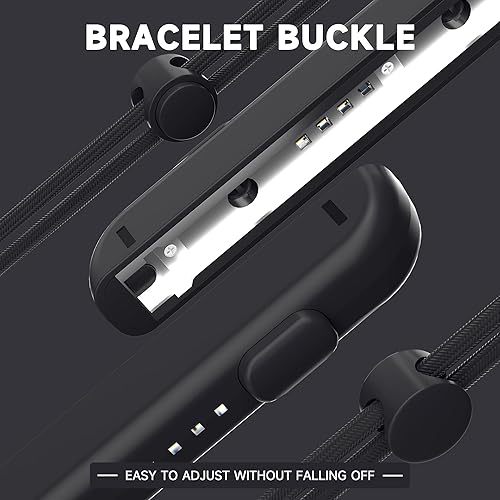 Miniatura 3 de Joycon - Correas de muñeca para interruptor, repuesto para correa Joy Con, paquete de 4, correa de muñeca ajustable para interruptor Joycon, 2 pares