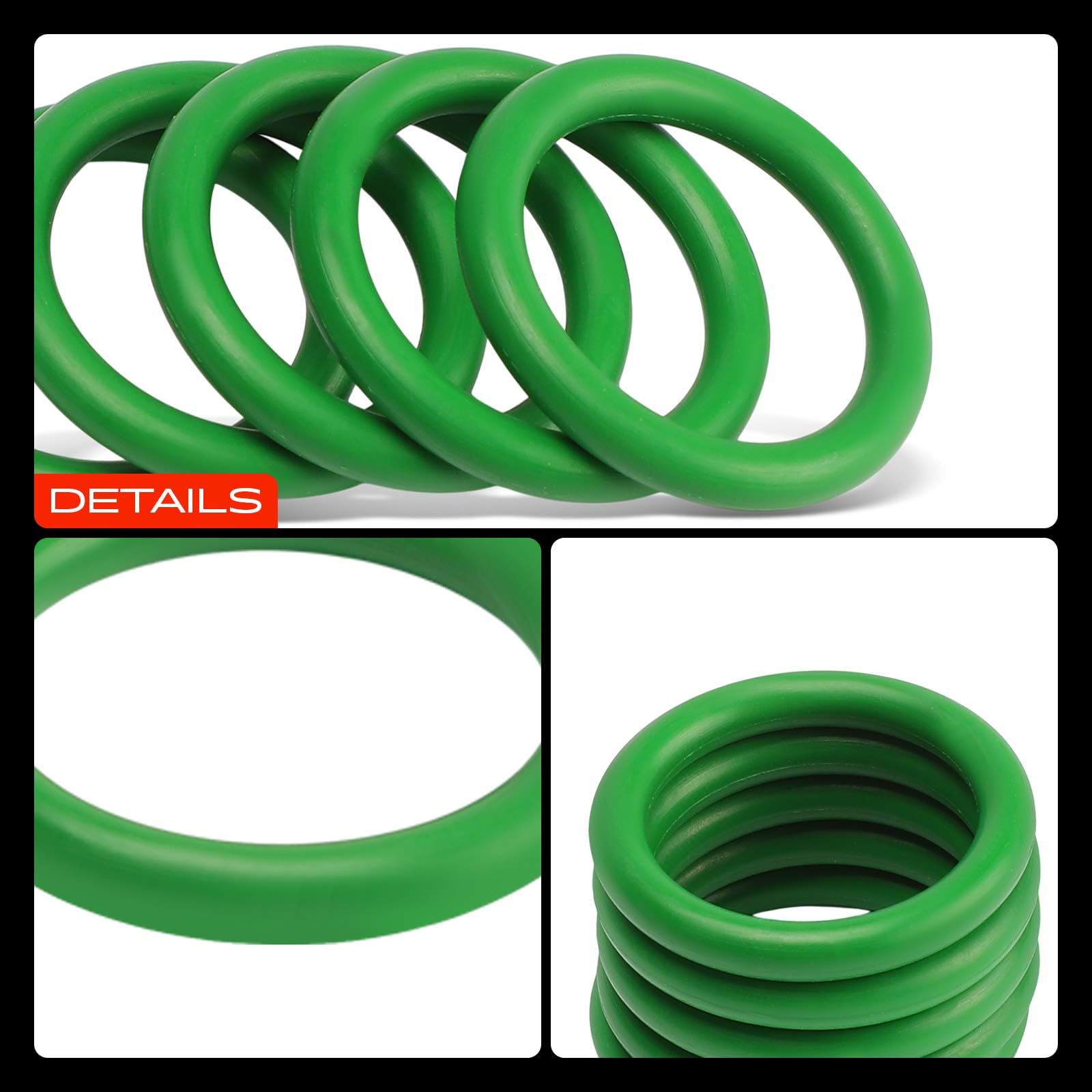 Frankberg Set di 100 anelli di tenuta, circa 20,22mm | Compatibile con: Reparatur Klimakompressor Kühlsystem