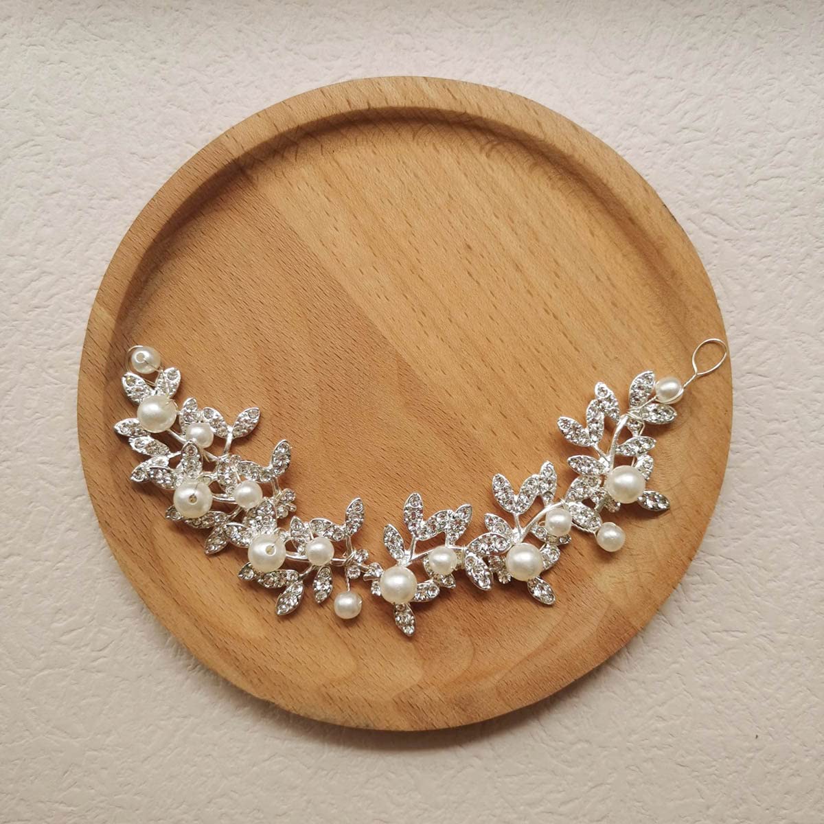 Fascia Per Capelli Da Sposa Con Perle E Strass - Elegante E Romantica Per Cerimonie - Foto 2
