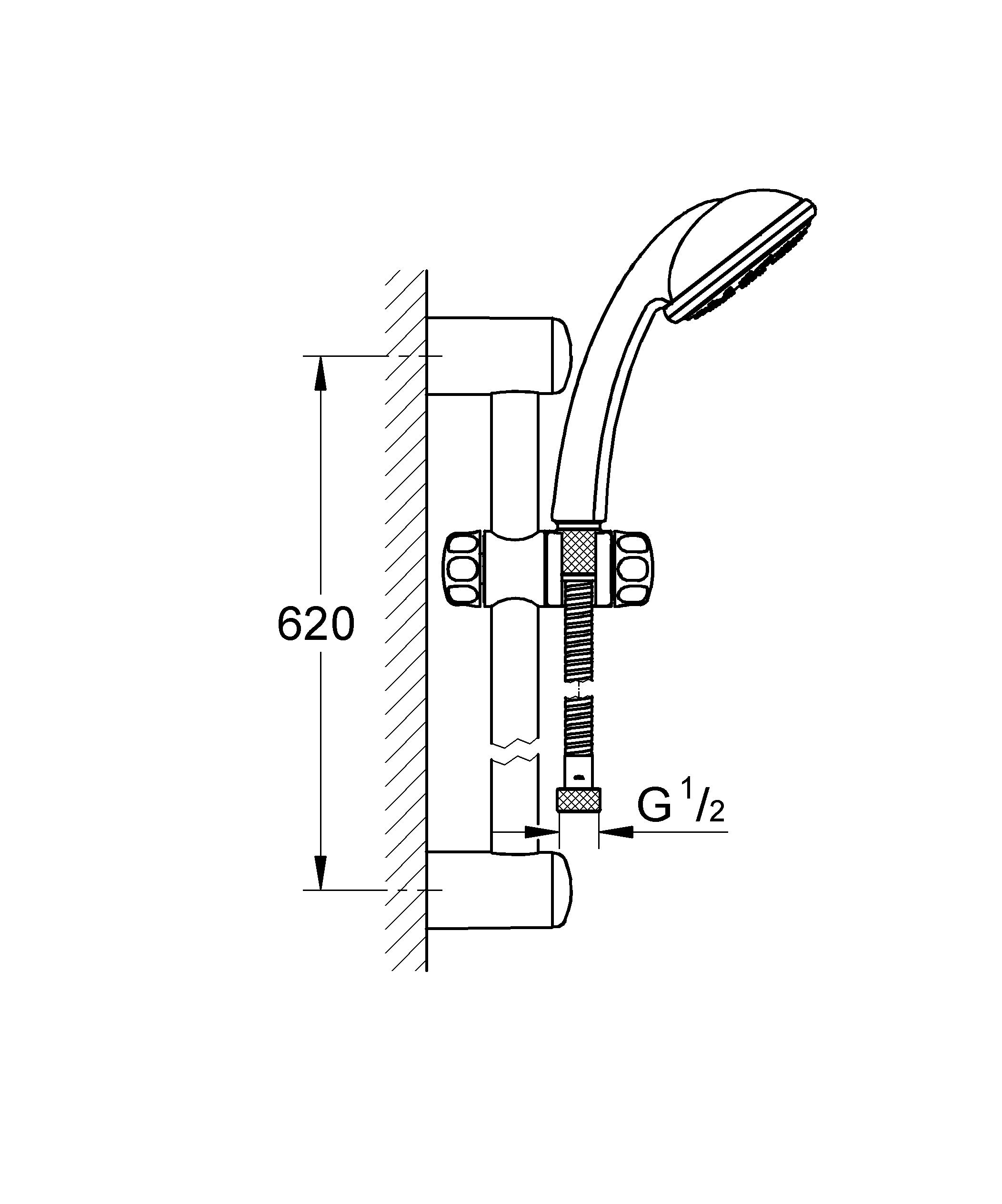 Set de dus Grohe Tempesta 100 Duo 28591000 (Chrome) cumpără în Chișinău, Moldova