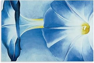 DaiWenBo Blue Morning Glories by Georgia O'Keefe Poster Painting Canvas Wall Art Decorative Bedroom Modern Home Print Picture Artworkss Unframe 12x18inch(30x45cm)