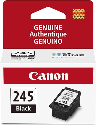 Canon PG-245 - Cartucho de tinta negra original, compatible con iP2820, MG2420/2924/2920/3020/2522/2525, MX492, TS3120/302/302a/202/202a/4520/3320