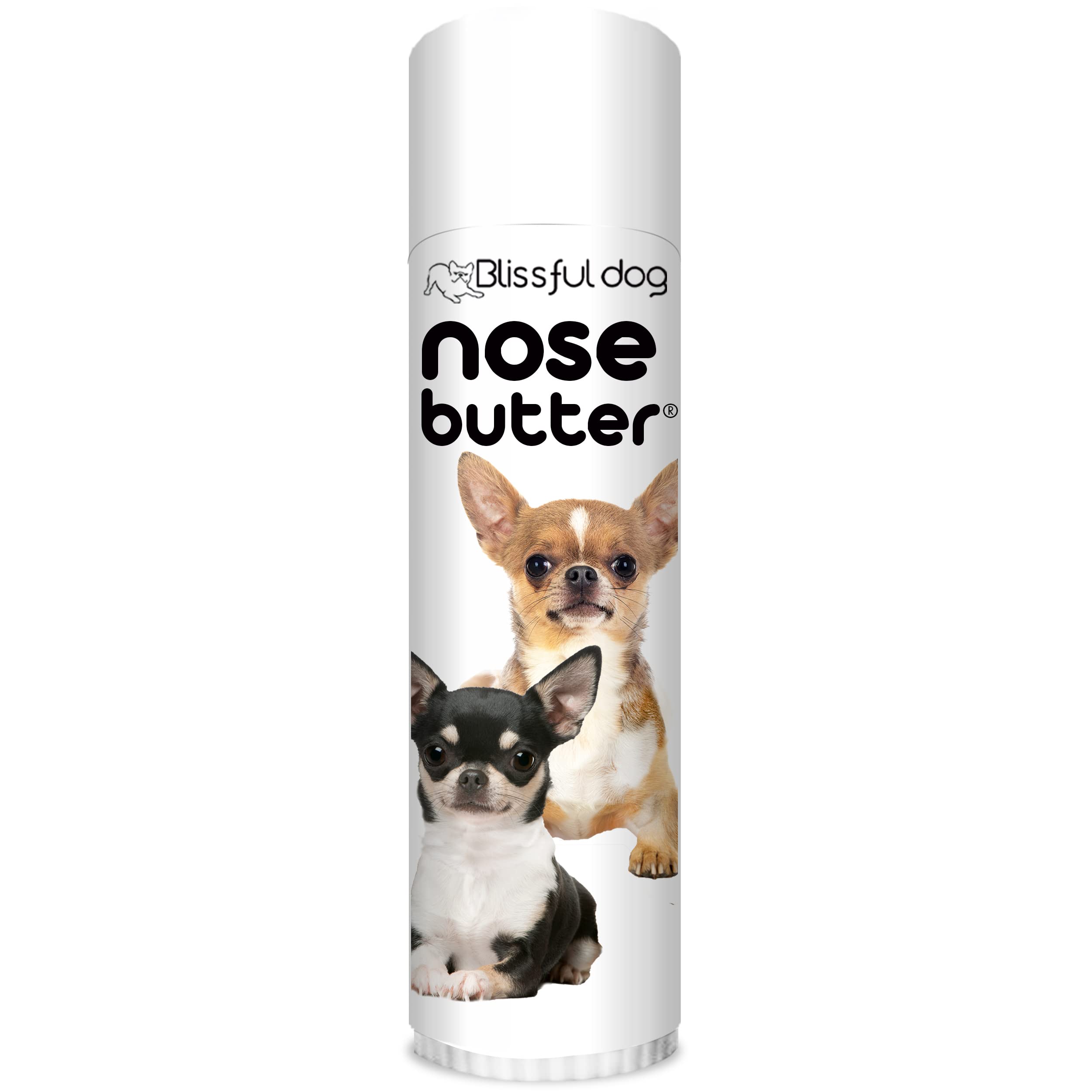 The Blissful Dog Smooth Coat Chihuahua Nose Butter for Dry, Cracked Skin, Lick-Safe Dog Nose Balm with Moisturizing Shea Butter, Almond, Olive, and Essential Oils, Pet Supplies, Uncented, 0.50 oz.
