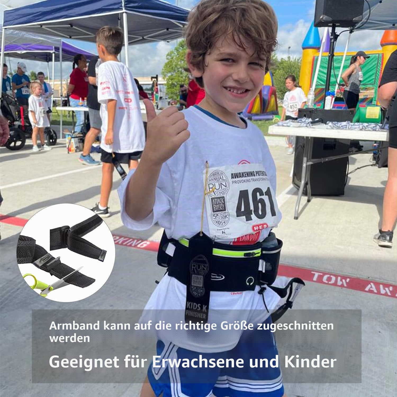 AiRunTech Laufgürtel mit Flaschen, Zero Bounce Design für Laufen, Triathlon, Ironman, Marathon, 10 K, 5 K, Traillänge für die meisten Smartphones(2 x 175 ml) Schwarz