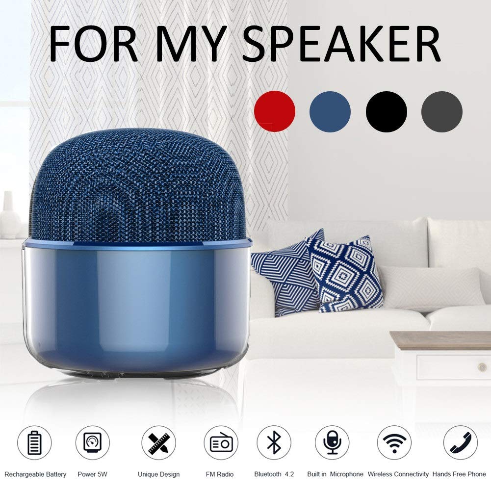 Enceinte Bluetooth Waterproof Portable Mini Cloth IP4 étanche Format de Poche Mains Libres pour la Fête à la Maison, Le Camping