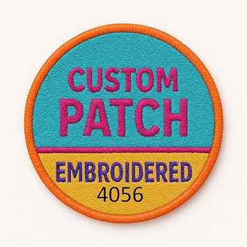 Custom Embroidery Patch Logo Design Badge for Jacket, Hat, Back Pack, Denim, Uniform, Tshirt, Hoodies-4056