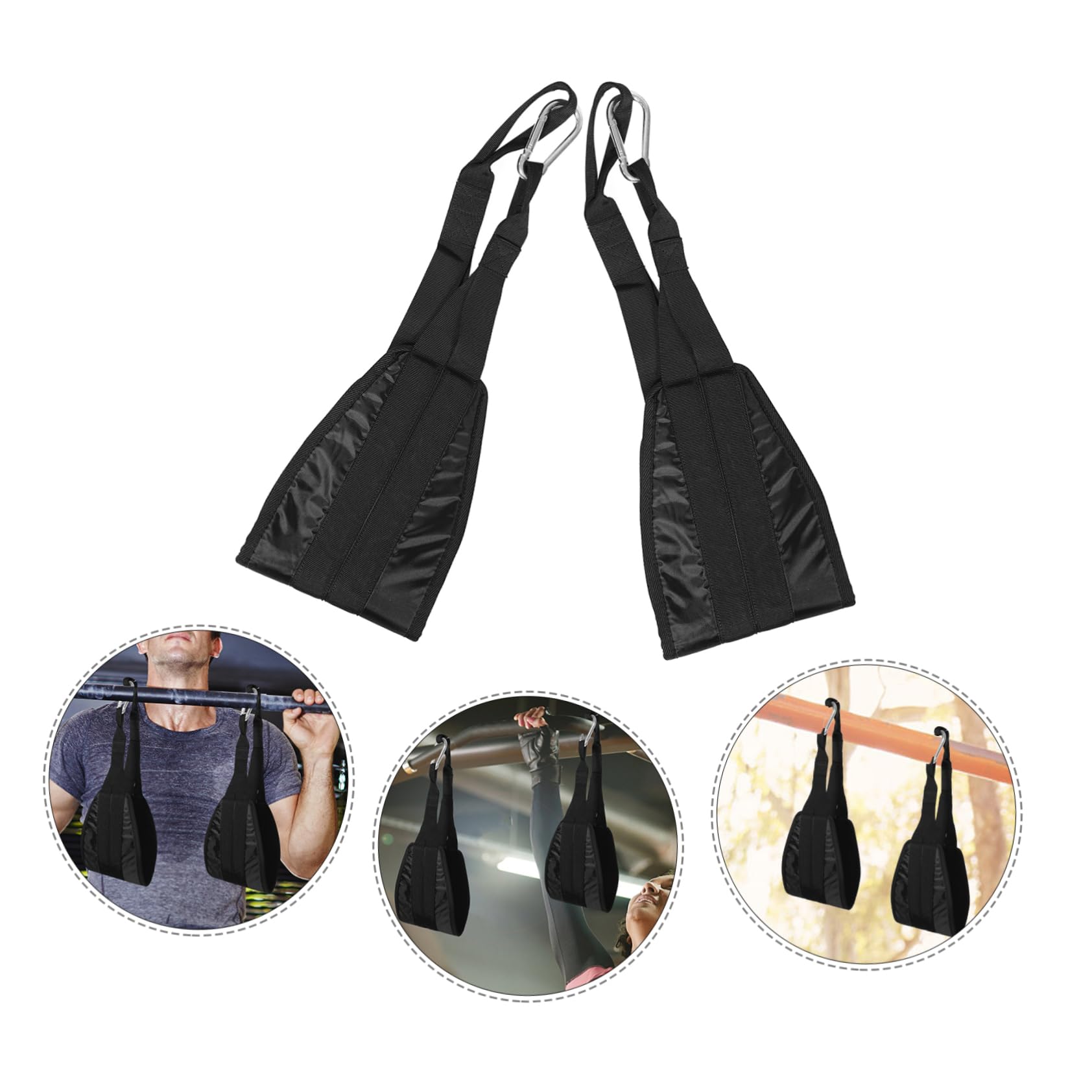 BESPORTBLE 1paio Cinghie Da Allenamento Per Addominali Supporto Per Pull-up Attrezzatura Fitness Versatile e Resistente Adatte Vari Esercizi Palestra e Casa Confezione
