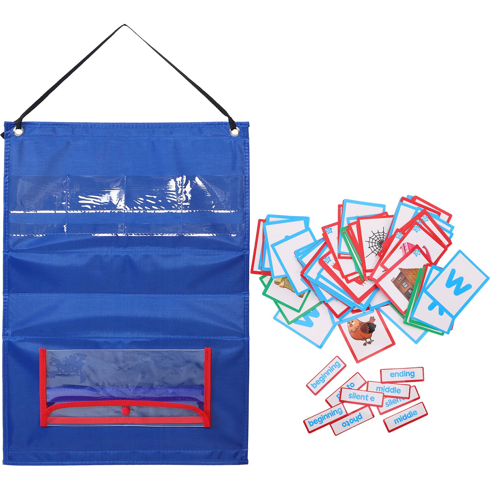 Gioco di Ortografia Parole e Lettere, Flash Card | Cartone e Poliestere, Casa e Scuola, Attività per Bambini Memoria Visiva e Lettura Iniziale