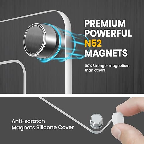 Miniatura 3 de Calendario acrílico magnético para refrigerador, paquete de 2 unidades, tablero de calendario transparente de borrado en seco para refrigerador,
