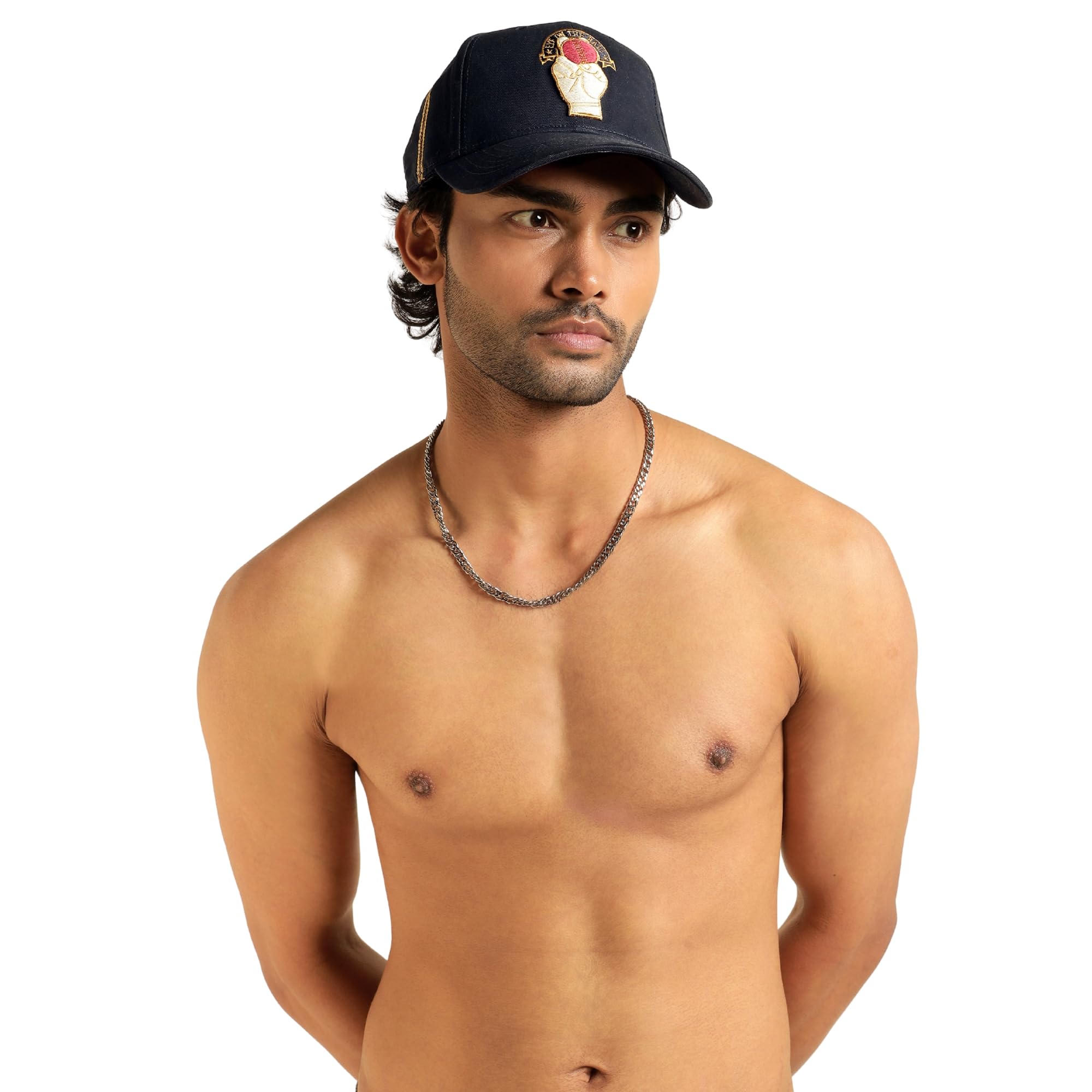 Unisex Cotton Cricket Cap-Navy-image-36