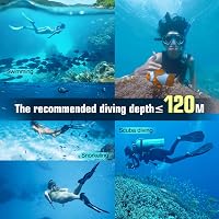 Dizokizo Snorkel Szett Felnőtt Panoráma Maszk Anti-Fog Szivárgásmentes Búvárkodáshoz 7