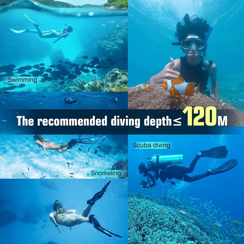 Dizokizo Snorkel Szett Felnőtt Panoráma Maszk Anti-Fog Szivárgásmentes Búvárkodáshoz