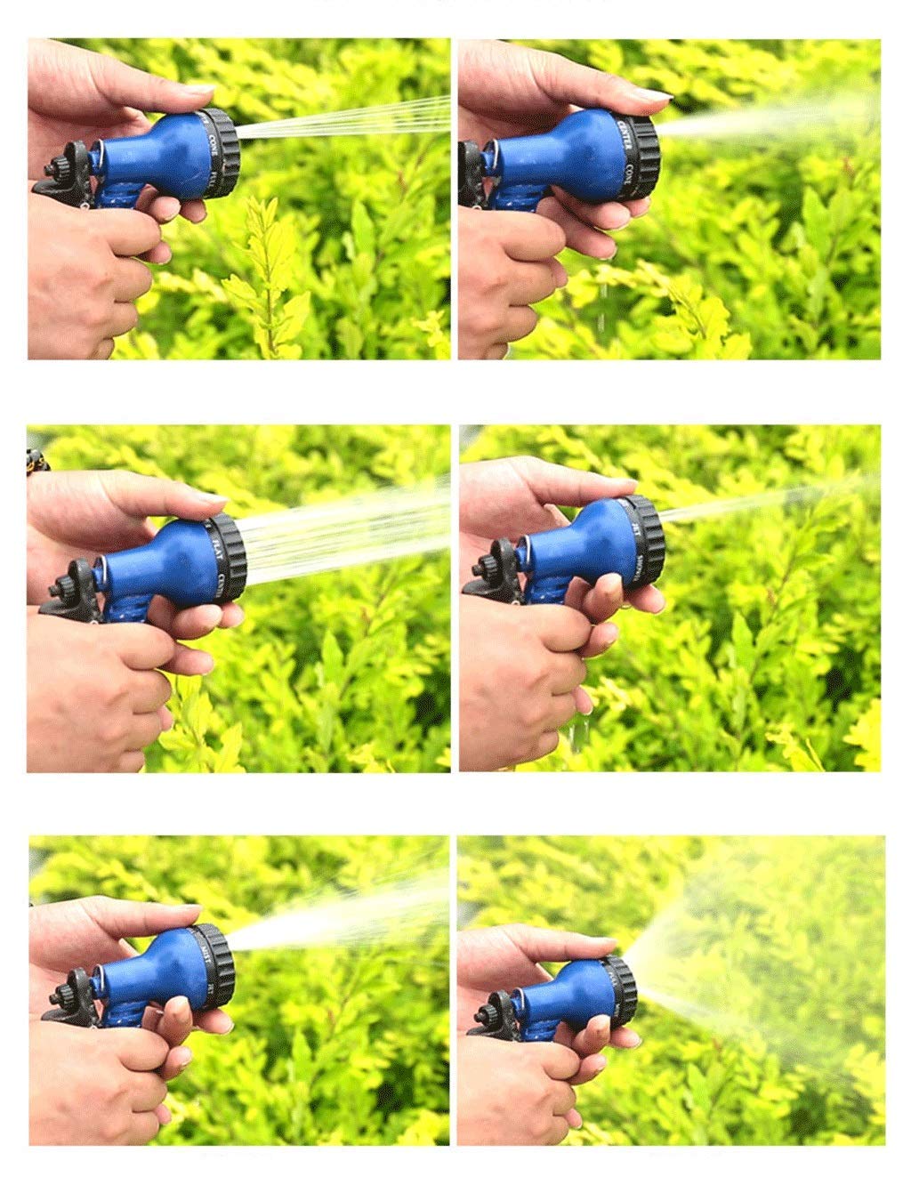 Tuyau d'arrosage télescopique Portable pour Conduite d'eau, Tuyau Flexible et Vaporisateur Multifonction léger adapté au Nettoyage de Lavage de Voiture