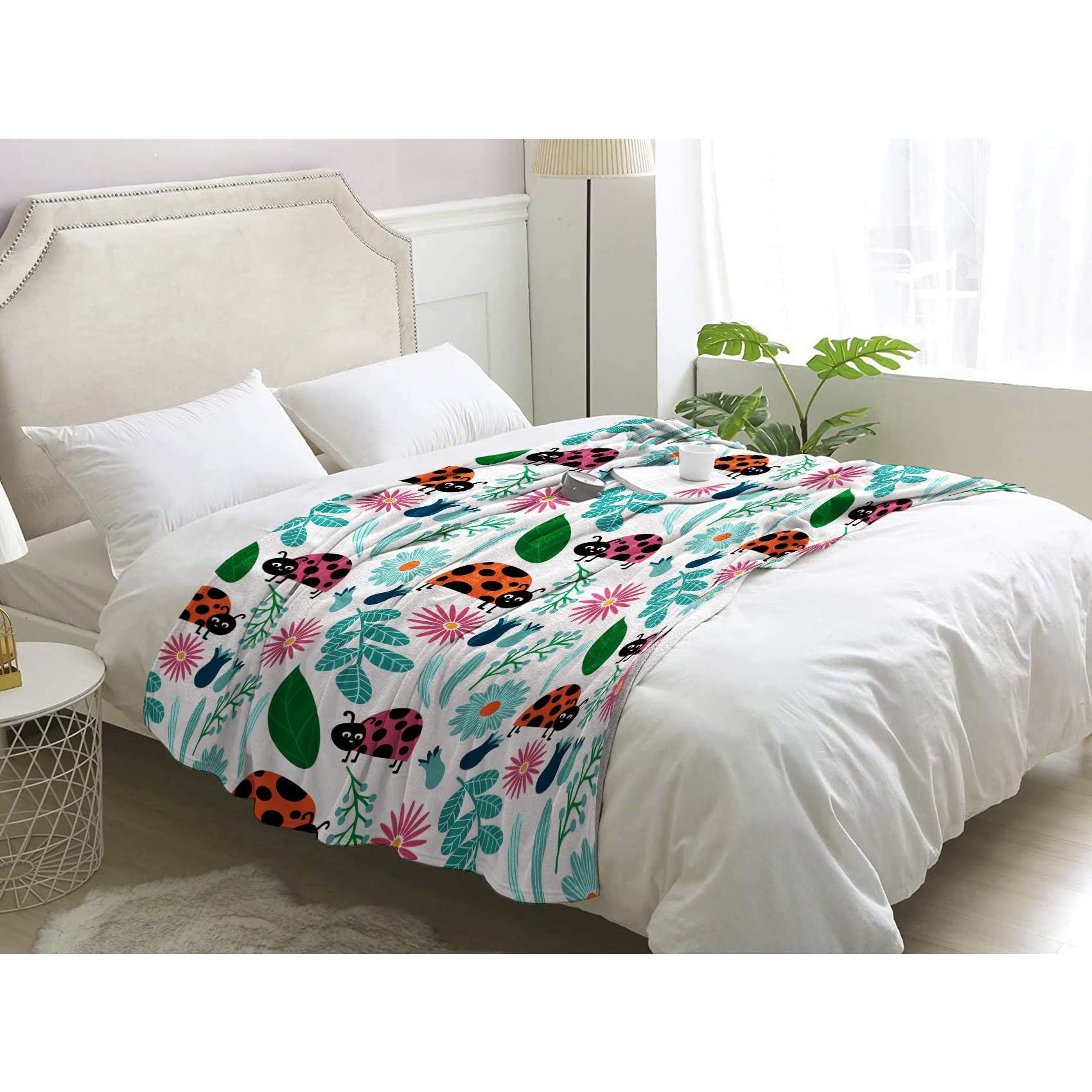 Jeté de canapé grande taille couverture polaire douce lit adulte BUKITA