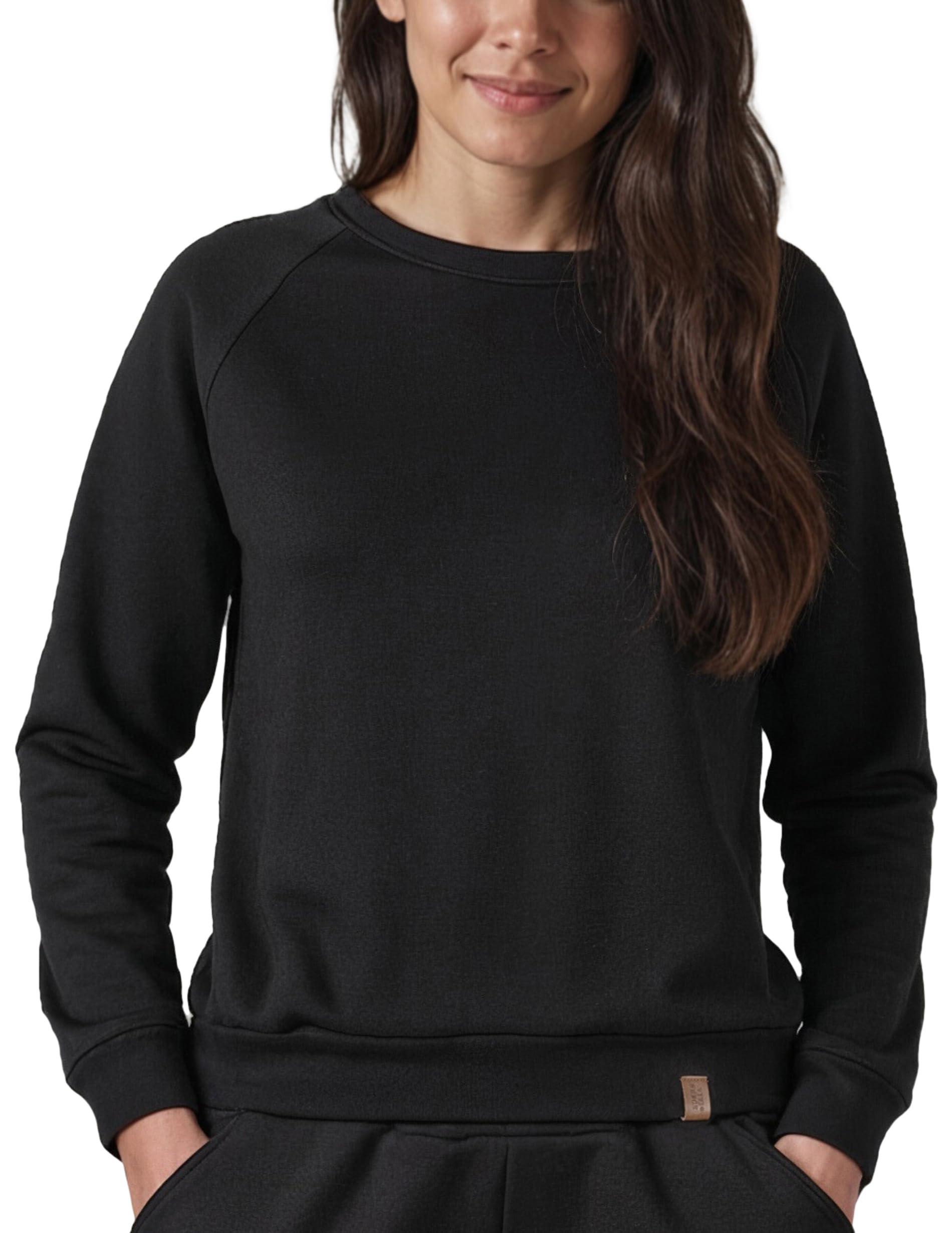 Vivisence 9004 Bluza nierozpinana, czarny