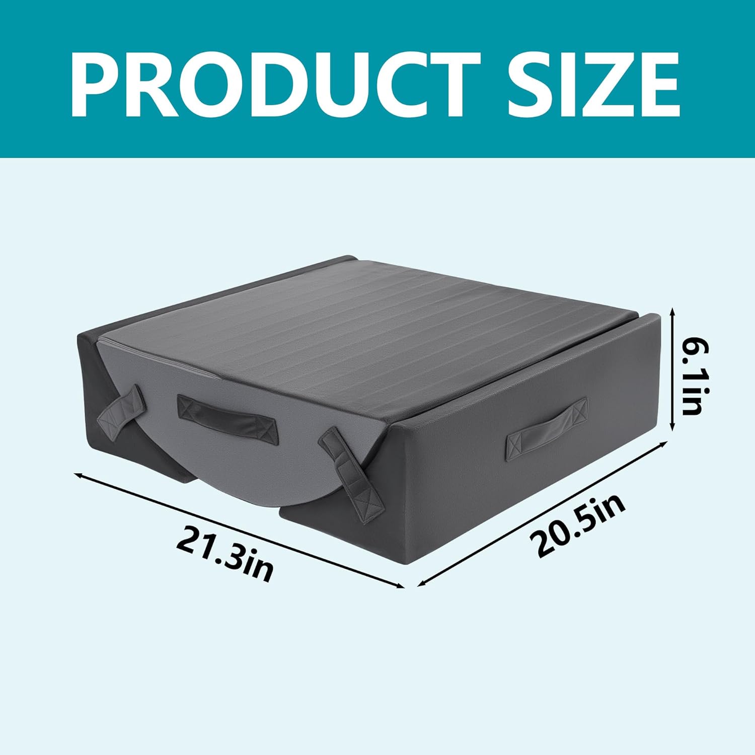 ROYALAY 3-in-1 Wedges for Bed Positioning, Wedge Pillow Set After Surgery for Sleeping, Body Pillow for Back Pain Relief Seniors, Caregivers, Side Sleepers, After Surgery