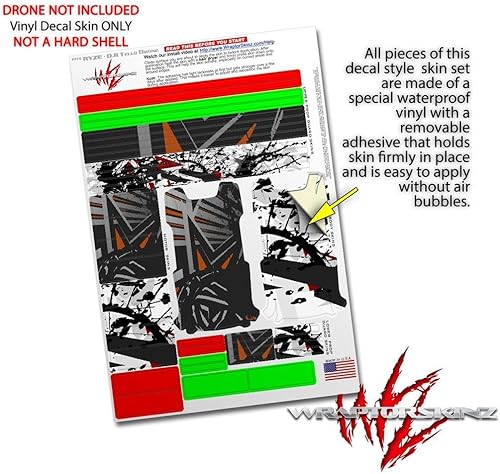 Miniatura 4 de Skin Wrap 2 Pack para DJI Ryze Tello Drone baja 0023 naranja quemado Drone No Incluidas
