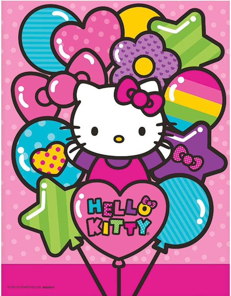 Plastic Table Cover | Hello Kitty Rainbow Collection | Party Accessory