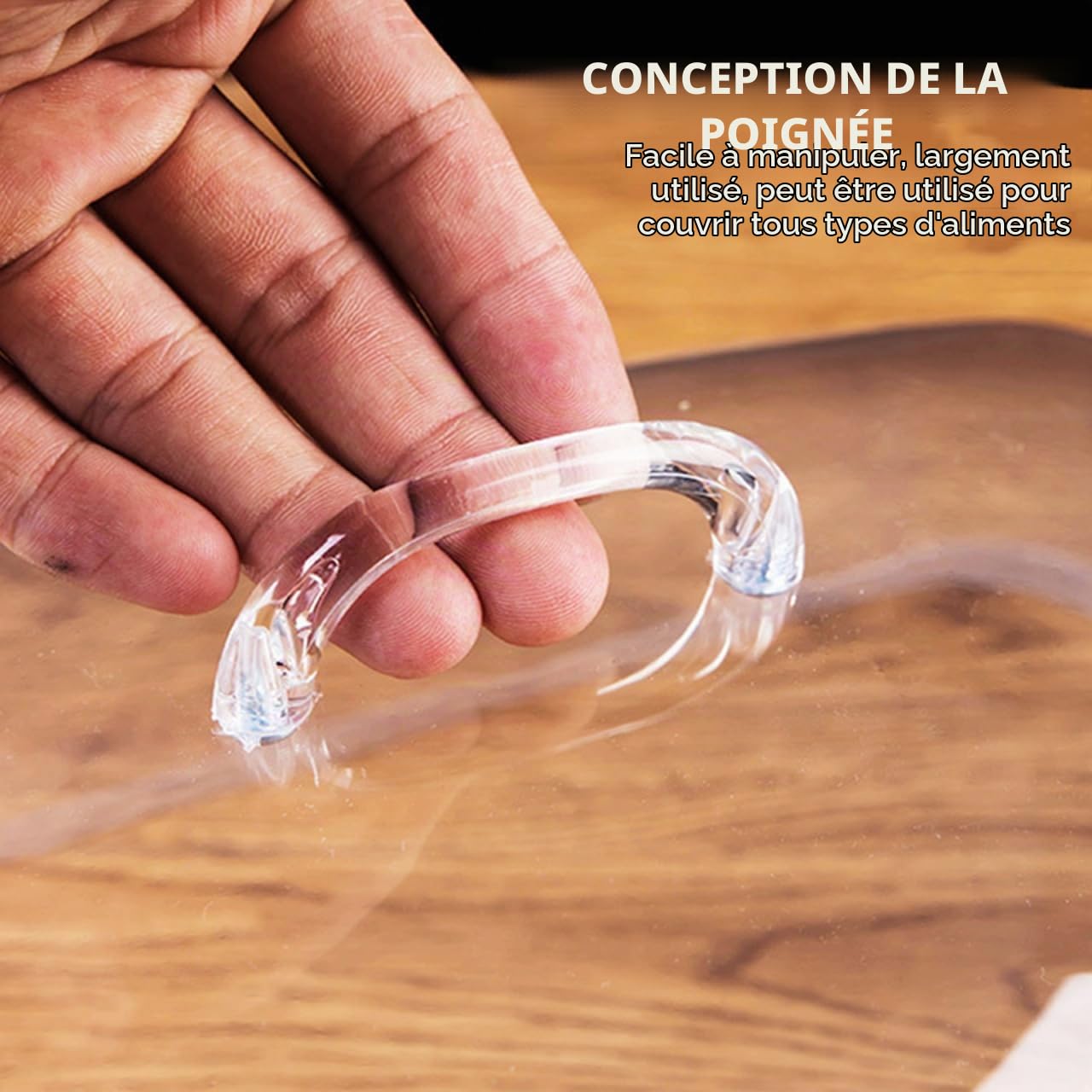 Mipcase Cloche Alimentaire Transparente Rectangulaire 37,5x28,5 cm – Protection Anti-Mouche pour Gâteau & Fromage – Couvre Plat Réutilisable for Extérieur & Buffet