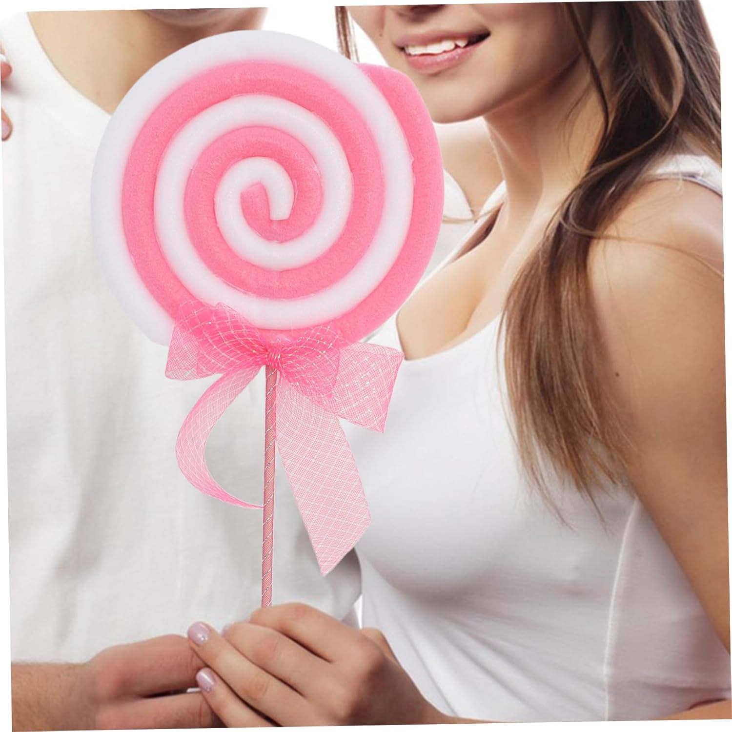 Zerodeko 3pcs Faux Lollipop Props for Tea Party Decoration Highly Realistic Candy Photo Props for Themed Events and Birthday Celebrations