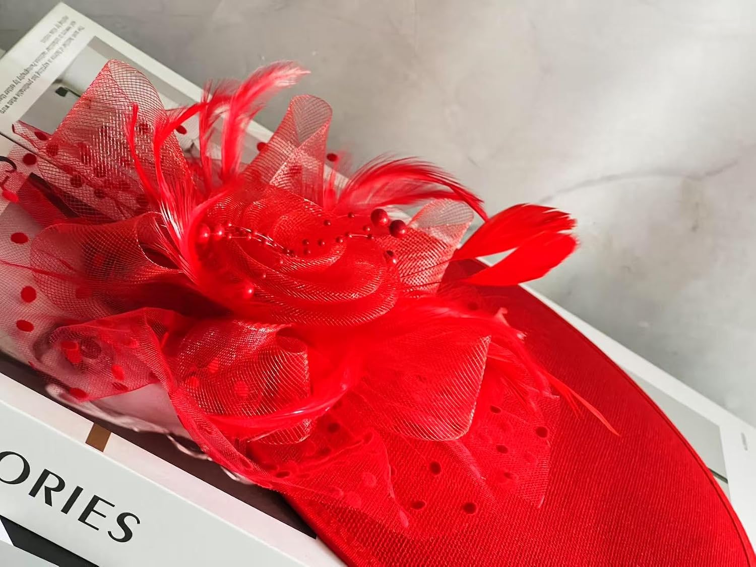 Womens Church Derby Fascinator Hats,20s 50s Linen Feather Vintage Feather Wedding Tea Party Derby Hats 2025