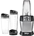 Ninja BL481C Nutri-Ninja mélangeur de technologie Auto-iQ, 1000W (Version canadienne),Argent