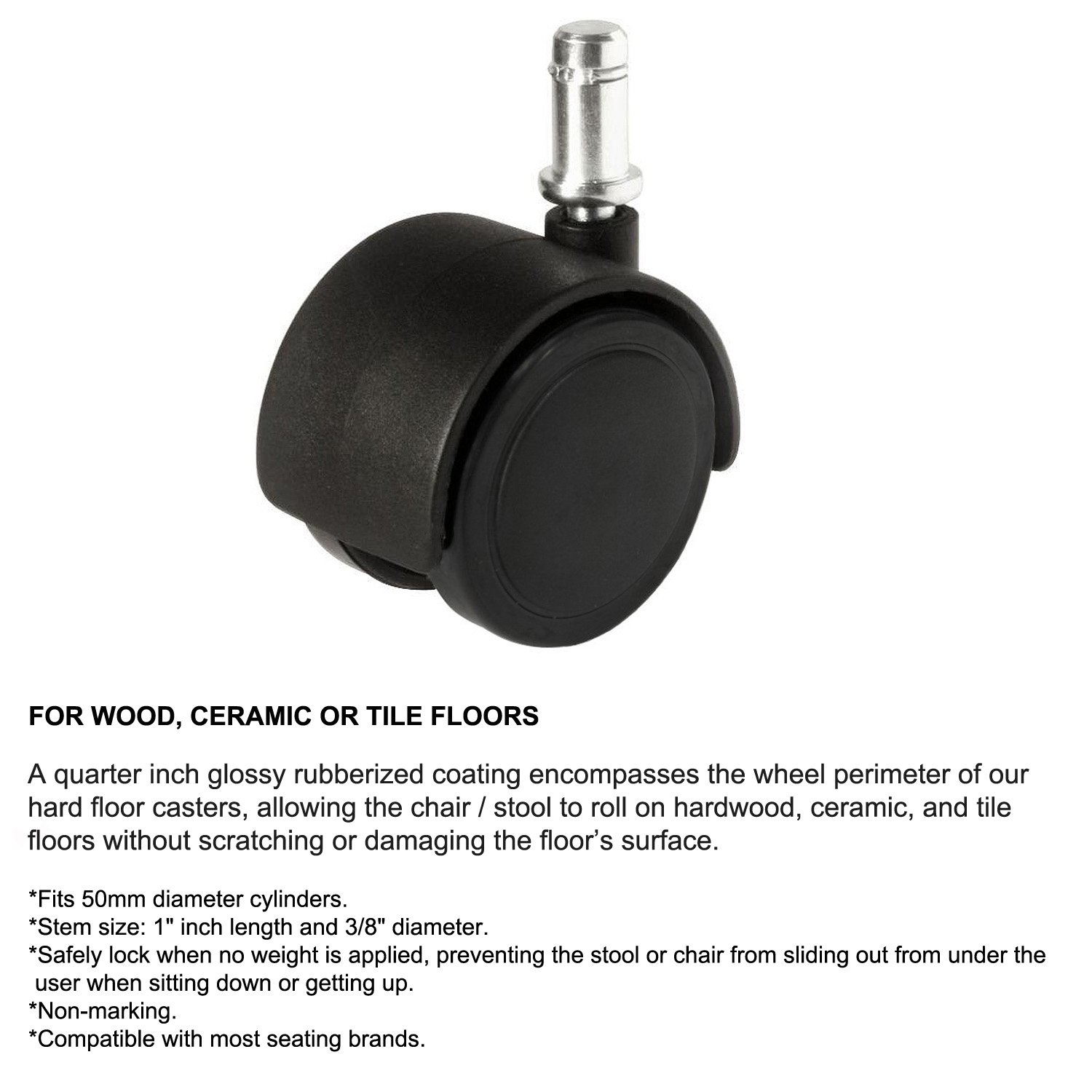 Perch Saddle Stool with Back for Hard Floors