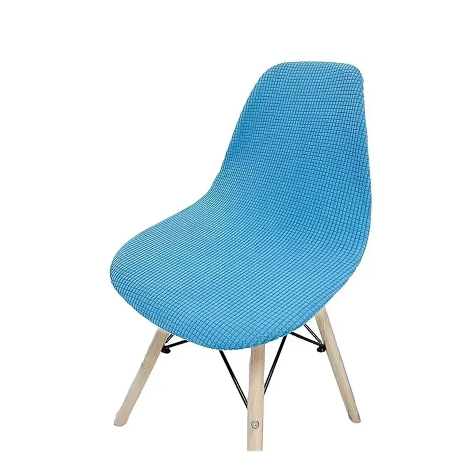 SHBHWS Polar Fleece Shell Chair Cover Solid Color Jacquard Dining Slipcover Stretch Anti-dust Seat For Living Room Home for Hotel, Banquet(Color8)