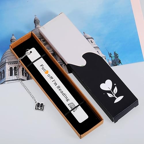 Miniatura 6 de Marcapáginas divertidos para mujeres y hombres, regalos para amantes de libros, amigos, hijo, hija, regalo de cumpleaños, Navidad, marcapáginas para