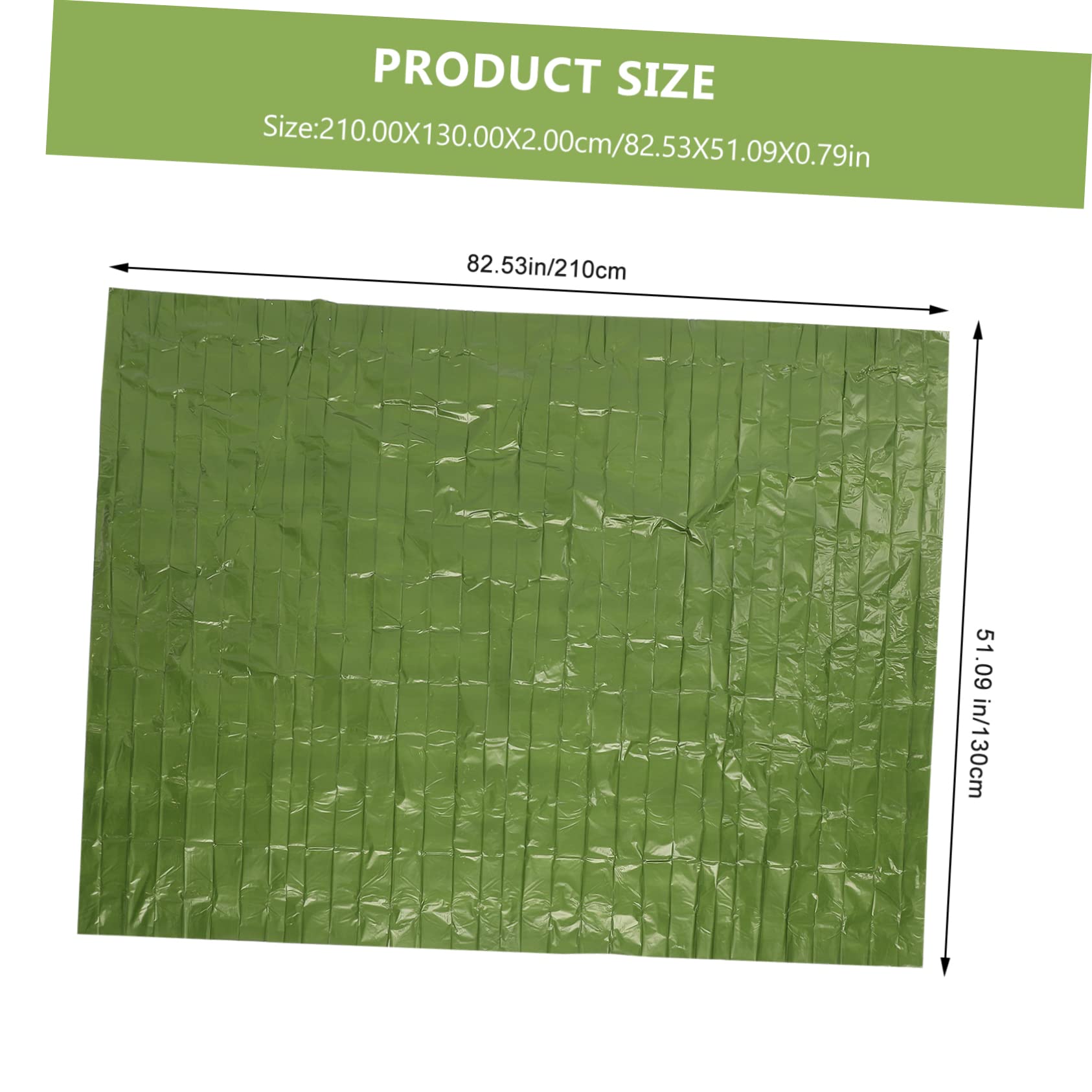 KICHOUSE Thermal Insulation Camping Blanket First Aid Kit Sun Protection and Waterproof Survival Blanket for Outdoor Use