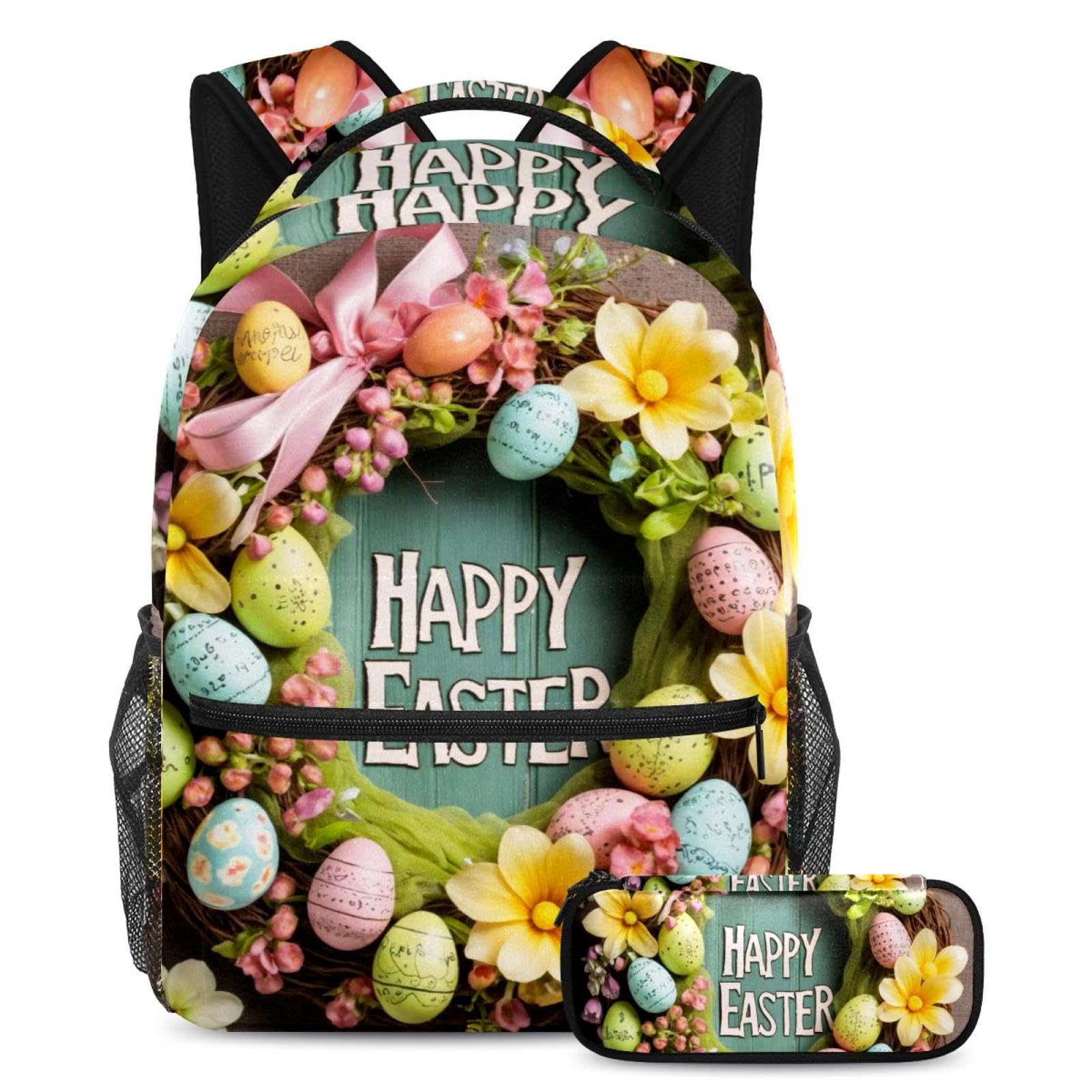 Ensemble de 2 cartables enfants vert multicolore sac à dos filles garçons - 7