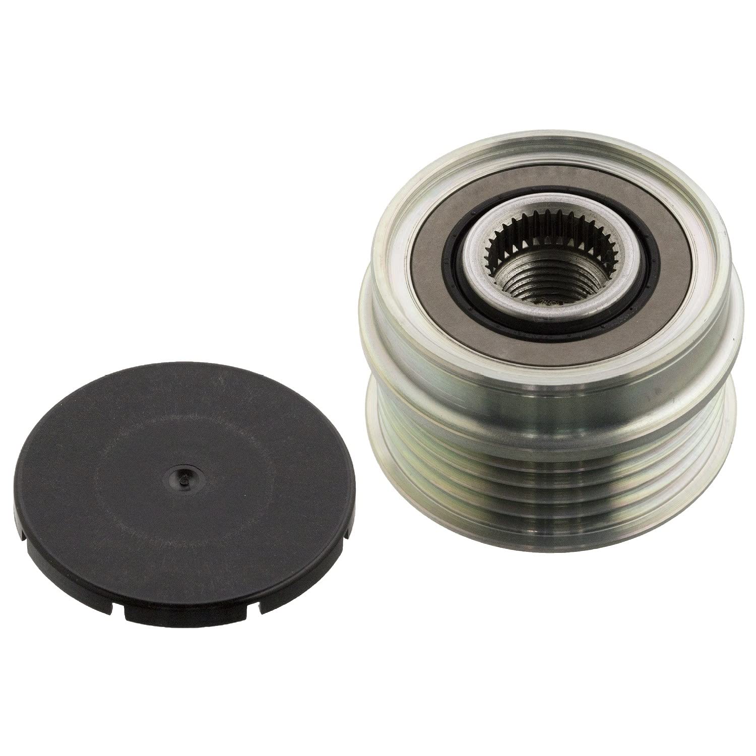 Overrunning Alternator Pulley fits FIAT LINEA 1.4 2007 on 198A4.000 Clutch Febi