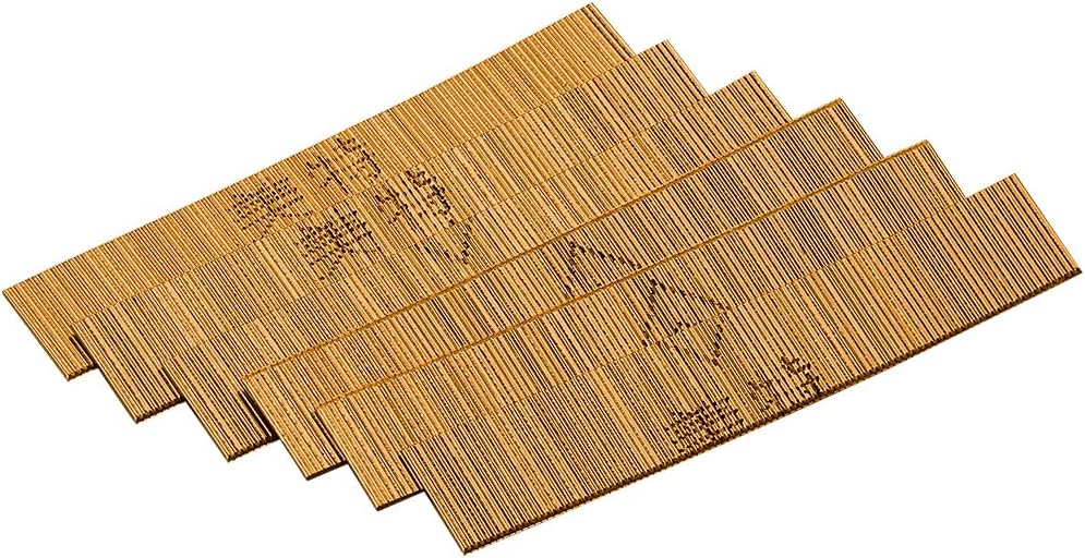 meite 23 Gauge Pin Nails, 1-Inch Micro Headless Pins for Pin Nailer - Copper Plated Pins Nails for Nail Gun, Ideal for Fine Woodworking and Trim Work (2,000 PCS)